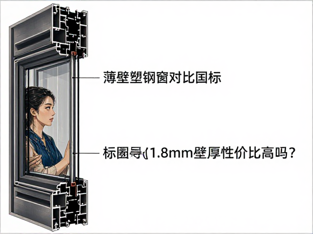 薄壁塑钢窗对比国标，1.8mm壁厚性价比高吗？