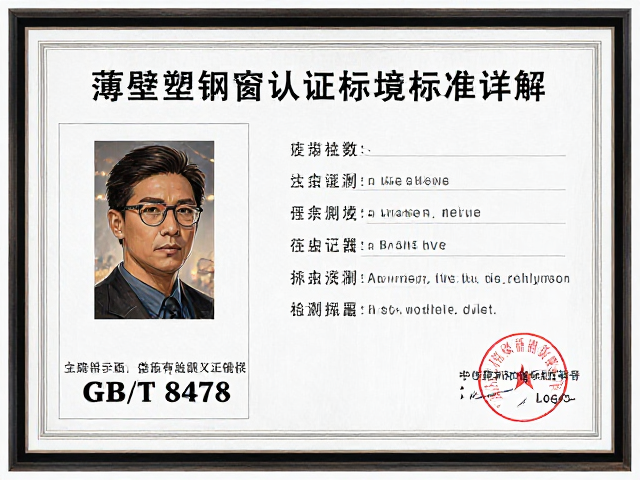 薄壁塑钢窗认证标识要求与结构强度检测标准详解