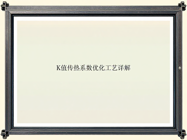 薄壁塑钢窗电泳涂装工艺详解，K值传热系数优化与节能效果