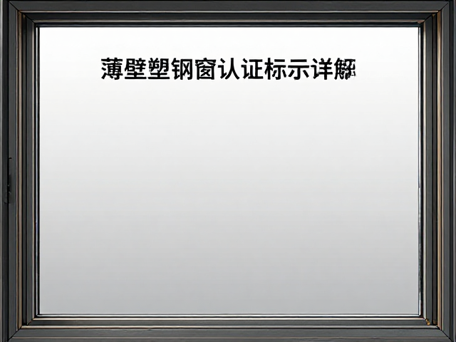 薄壁塑钢窗认证标识要求与结构强度检测标准详解