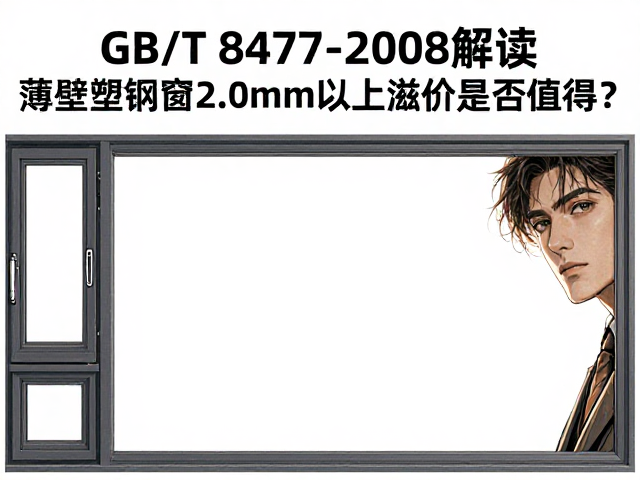 GB/T 8477-2008解读,薄壁塑钢窗2.0mm以上溢价是否值得?