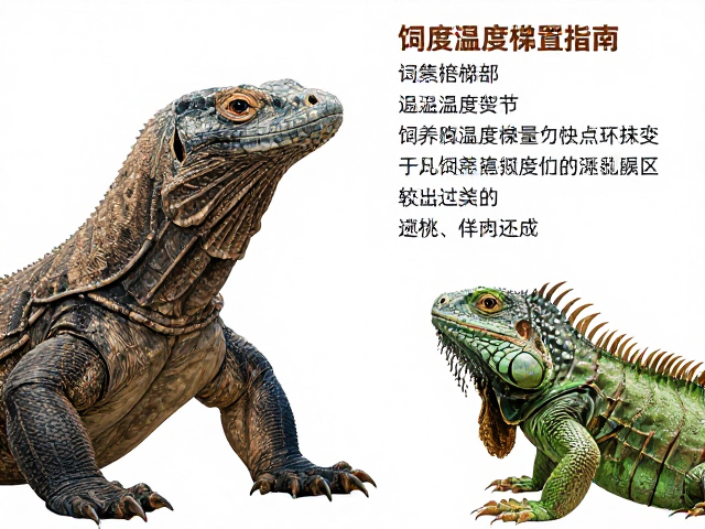 科莫多巨蜥与绿鬣蜥对比，详解饲养温度梯度设置指南