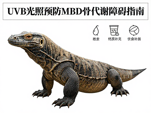 科莫多巨蜥基础简介,UVB光照预防MBD骨代谢障碍指南