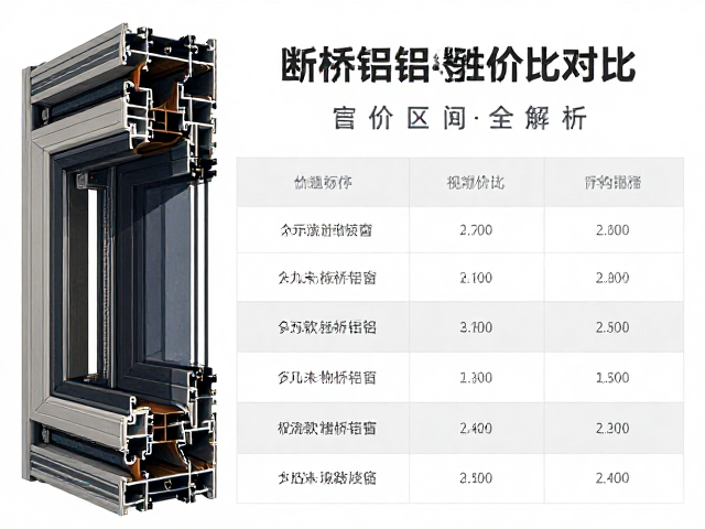 薄壁塑钢窗与断桥铝窗性价比对比,价格区间全解析