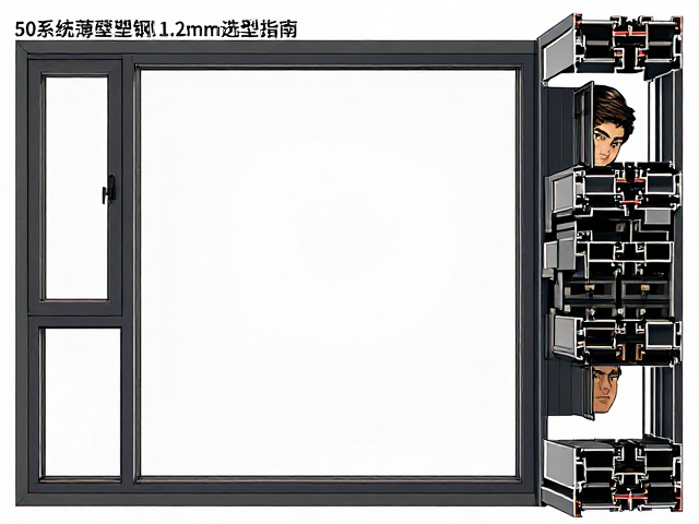 50系列薄壁塑钢窗1.2mm选型指南,轻型窗优缺点与价格解析