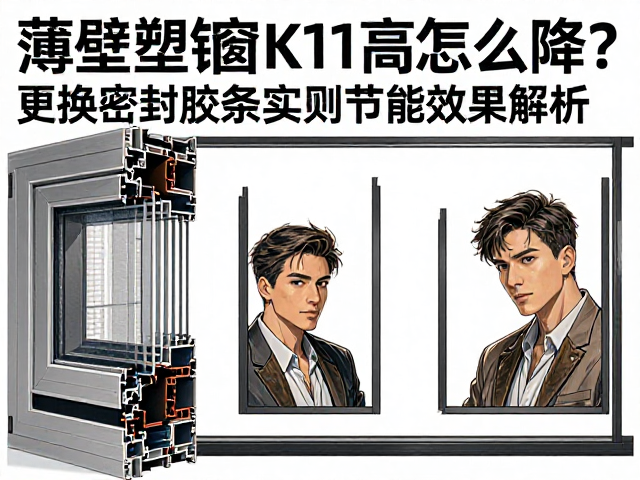 薄壁塑钢窗K值高怎么降?更换密封胶条实测节能效果解析