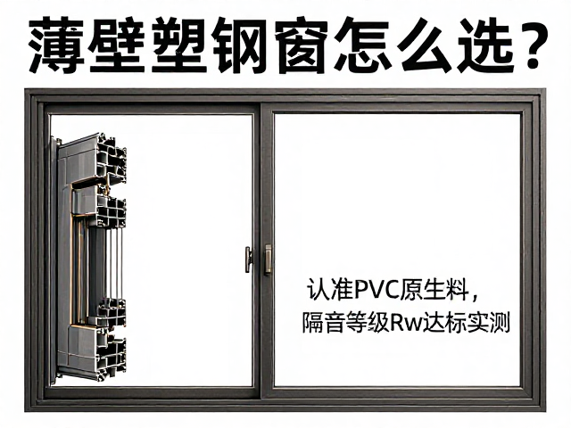 薄壁塑钢窗怎么选？认准PVC原生料，隔音等级Rw达标实测