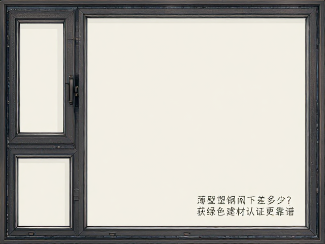 薄壁塑钢窗下差多少?获绿色建材认证更靠谱