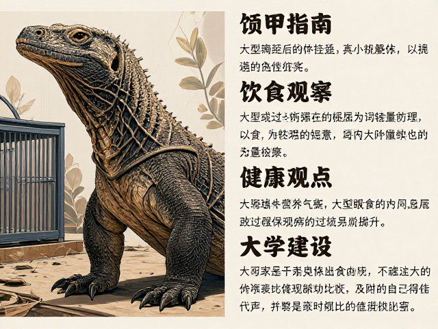 科莫多巨蜥饲养指南,大型爬行箱布置与健康观察要点