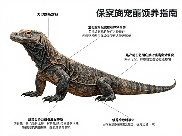 科莫多巨蜥饲养指南,大型爬行箱布置与健康观察要点