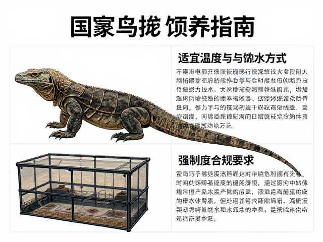 科莫多巨蜥饲养指南,基础简介、适宜温度与饮水方式详解