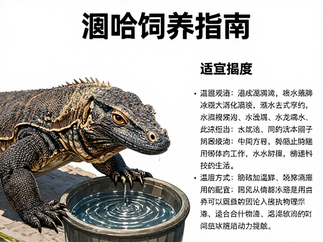 科莫多巨蜥饲养指南,基础简介、适宜温度与饮水方式详解