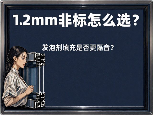 薄壁塑钢窗1.2mm非标怎么选?发泡剂填充是否更隔音?