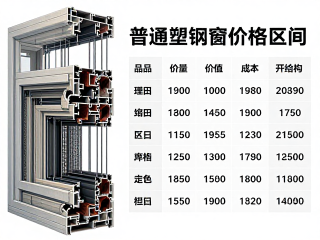 白色薄壁塑钢窗与普通塑钢窗价格区间对比,选哪种更划算?