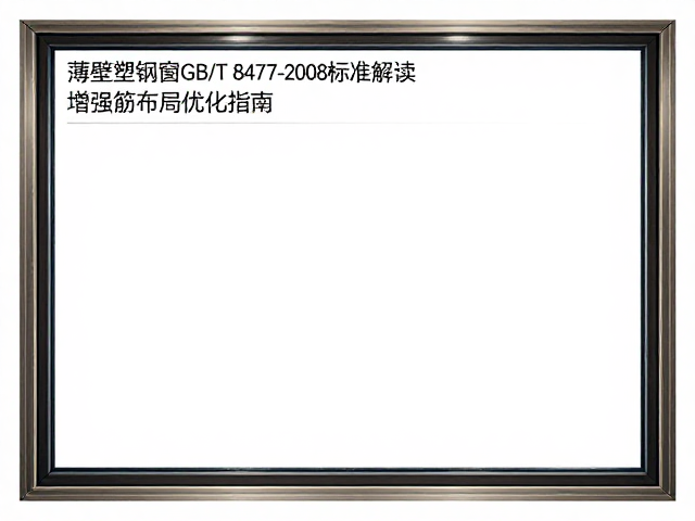 薄壁塑钢窗GB/T 8477-2008标准解读,增强筋布局优化指南