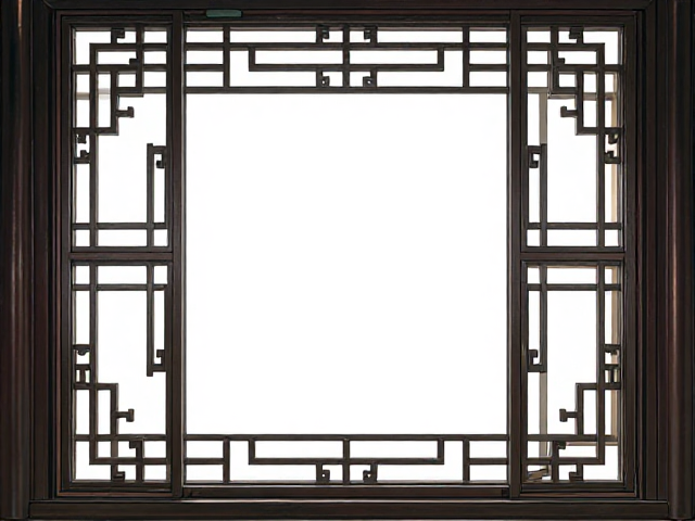 白色塑钢窗配中式深褐,深色显大空间高级感