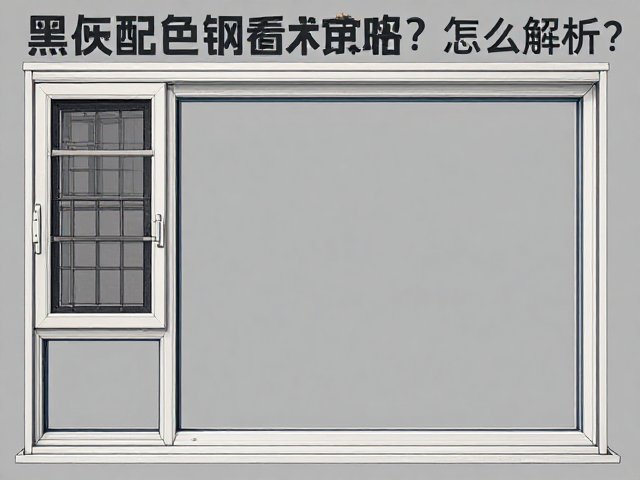 现代风白色塑钢窗怎么选?黑灰配高级耐看,装修必看攻略