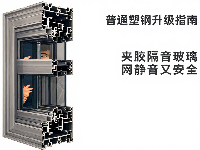 普通塑钢窗升级指南,多点锁闭,夹胶隔音玻璃,静音又安全