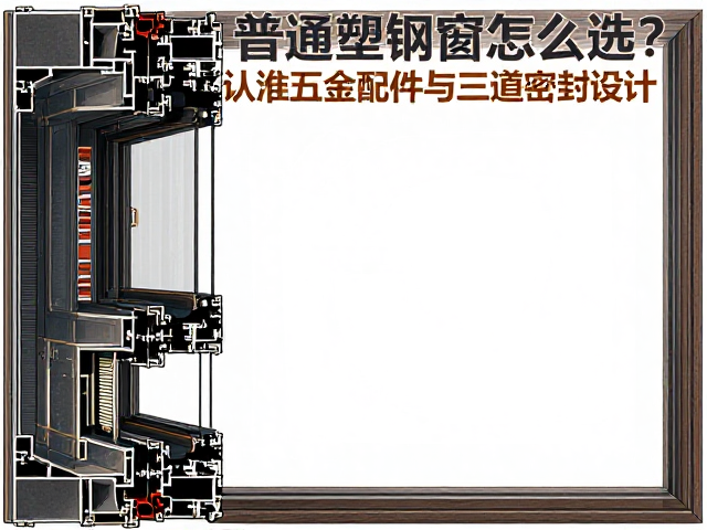 普通塑钢窗怎么选?认准五金配件与三道密封设计,隔音隔热更耐用