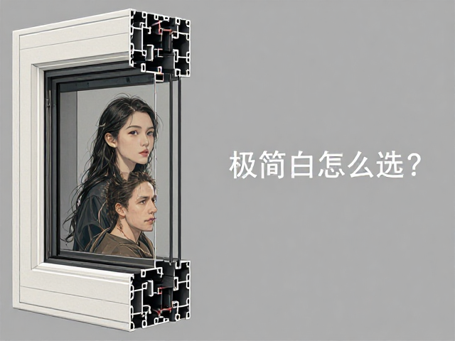 白色塑钢窗极简白怎么选?深色显质感强,高颜值避坑指南