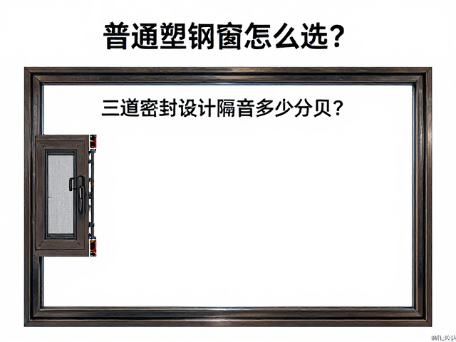 普通塑钢窗怎么选？三道密封设计隔音多少分贝？