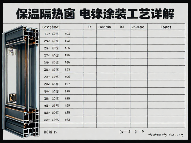 普通塑钢窗保温隔热指标,电泳涂装工艺详解