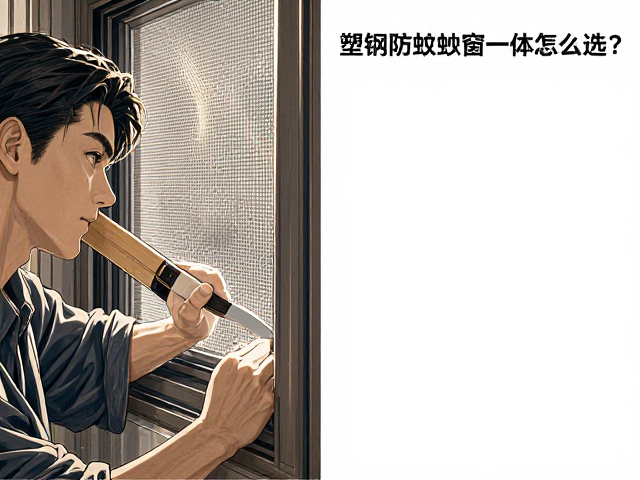 塑钢窗防蚊纱窗一体怎么选?检查胶条老化避坑指南