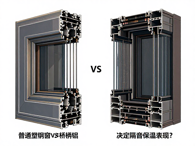 普通塑钢窗vs断桥铝,多腔室结构如何决定隔音保温效果?