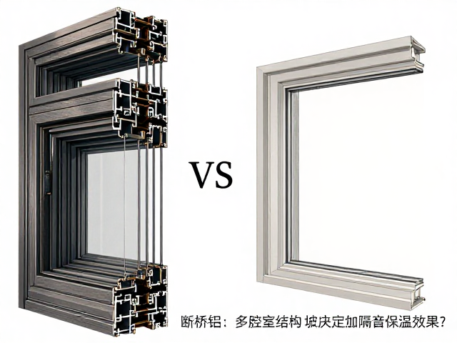 普通塑钢窗vs断桥铝,多腔室结构如何决定隔音保温效果?