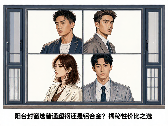 阳台封窗选普通塑钢还是铝合金?揭秘性价比之选