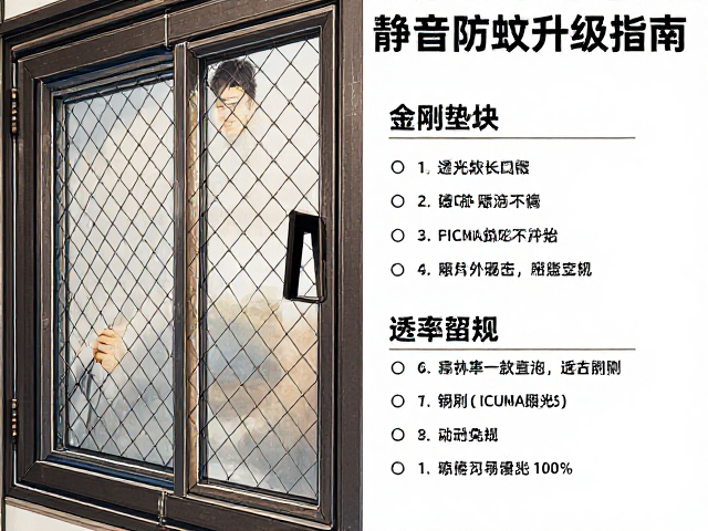 塑钢窗改装金刚网,缓冲垫块全攻略,静音防蚊升级指南