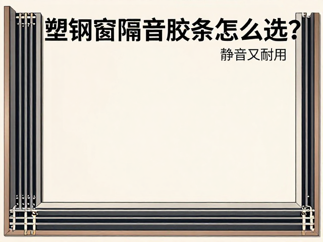 塑钢窗隔音胶条怎么选?角部连接件加固技巧,静音又耐用