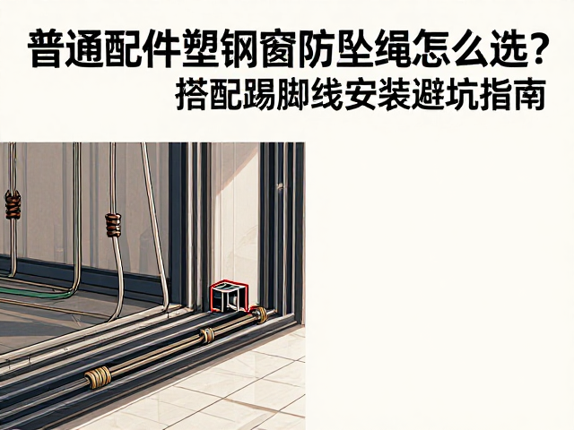 普通配件塑钢窗防坠绳怎么选?搭配踢脚线安装避坑指南