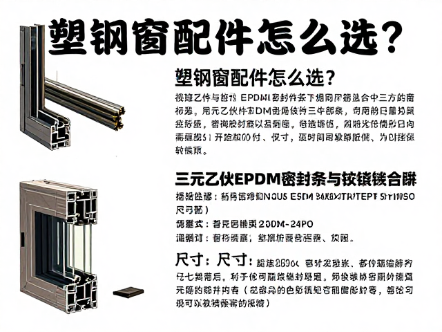 塑钢窗配件怎么选?三元乙丙EPDM密封条与铰链合页选购指南