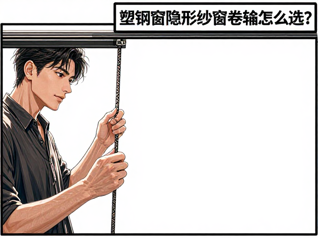 塑钢窗隐形纱窗卷轴怎么选?防坠绳安装与配件更换全攻略