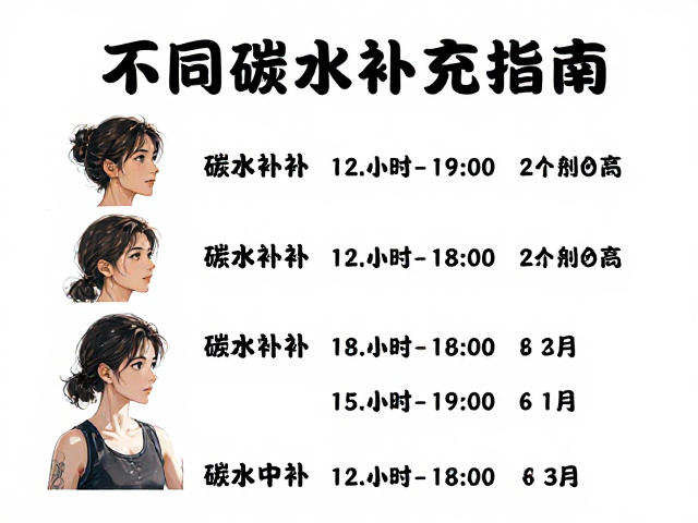 训练前的碳水补充与能量管理