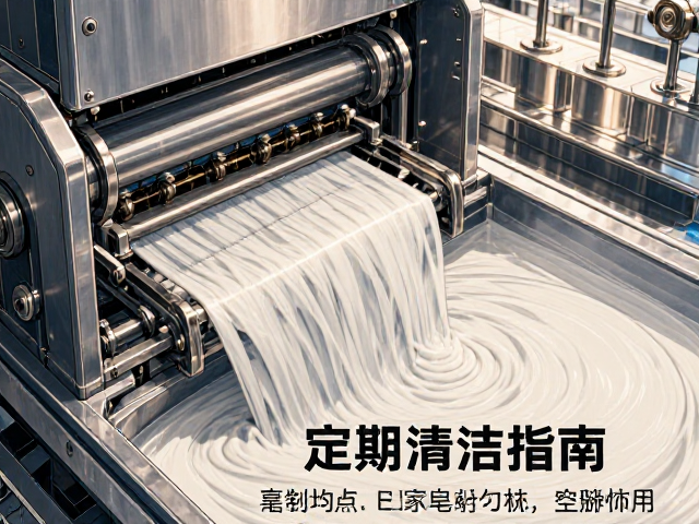 真空出条机皂料匀化流程与定期清洁指南