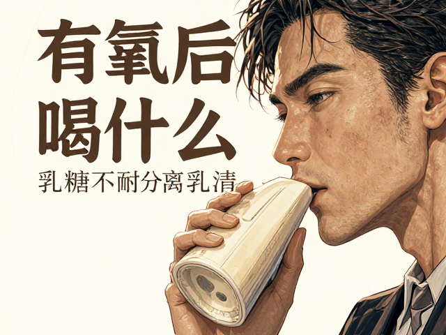 有氧后喝什么?乳糖不耐选分离乳清,酪蛋白助修复