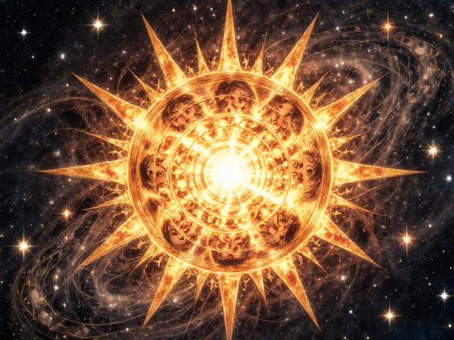太阳与星芒，揭秘天体自然现象背后的科学奥秘