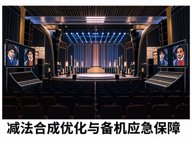 企事业单位晚会演出音响方案，减法合成优化与备机应急保障