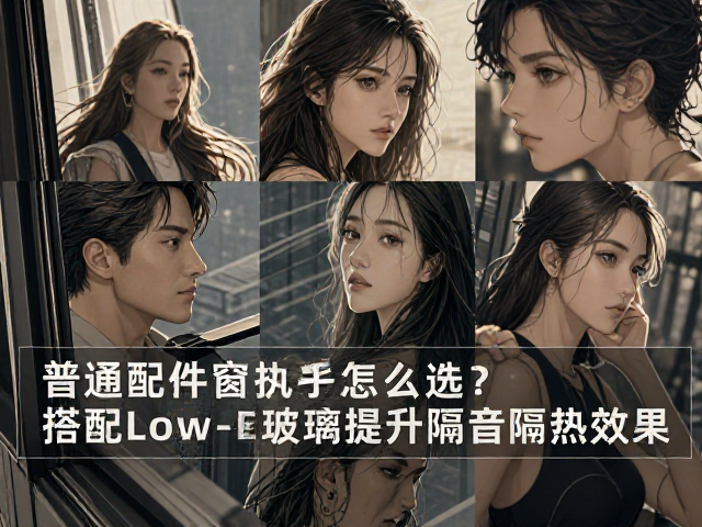 普通配件塑钢窗执手怎么选?搭配Low-E玻璃提升隔音隔热效果