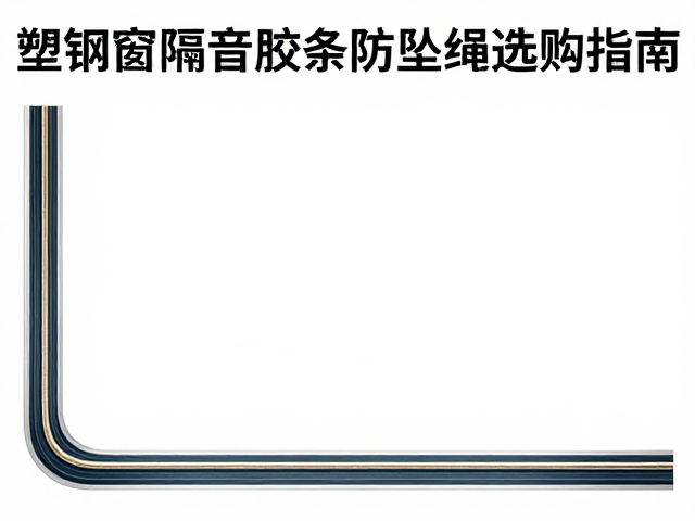 普通配件塑钢窗隔音胶条与防坠绳选购指南,安全隔音全解析