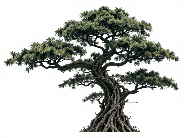 仿真树攀爬架，自然分布与多层结构，需加热源模拟的生态造景方案
