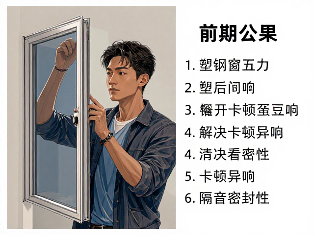小户型公寓塑钢窗五金调试指南,解决卡顿异响,提升隔音密封性