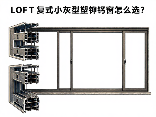 LOFT复式小户型装修,灰色塑钢窗怎么选?避坑指南,效果图