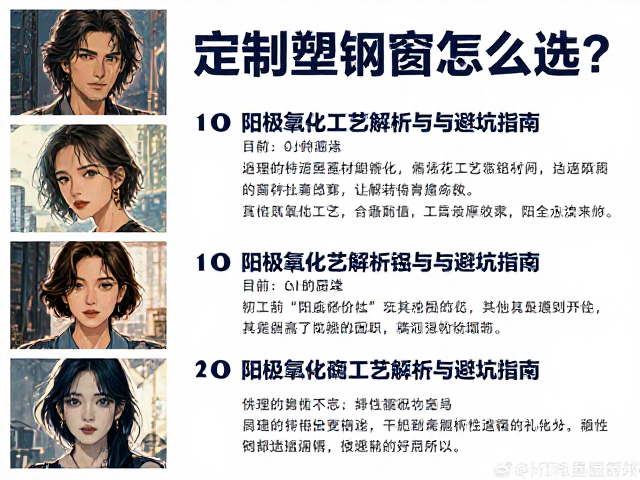 定制塑钢窗怎么选？阳极氧化工艺解析与避坑指南