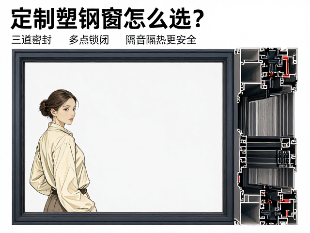 定制塑钢窗怎么选?三道密封,多点锁闭,隔音隔热更安全