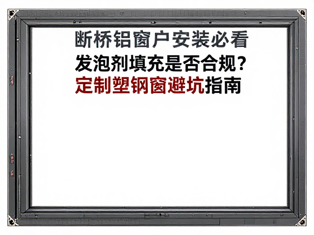 断桥铝窗户安装必看,发泡剂填充是否合规?定制塑钢窗避坑指南