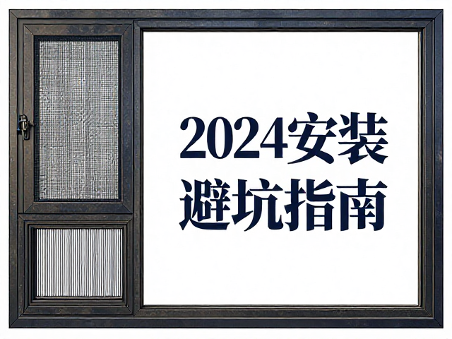定制塑钢窗配金刚网,干法施工更静音!2024安装避坑指南
