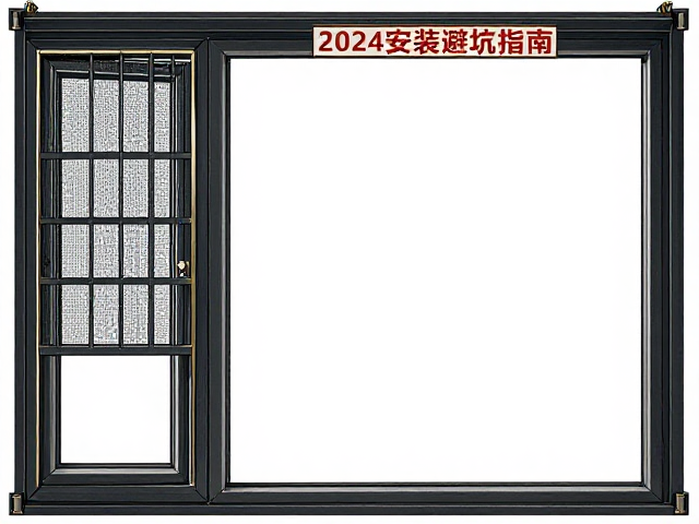 定制塑钢窗配金刚网,干法施工更静音!2024安装避坑指南